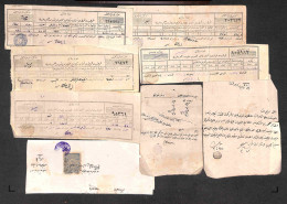 Lotti & Collezioni - Europa - TURCHIA - Fine 800/primo 900 - 20 Documenti/ricevute Del Periodo Con Timbri Vari (alcuni F - Other & Unclassified