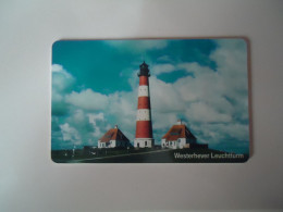 GERMANY USED  CARDS LIGHTHOUSES - Lighthouses