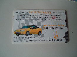 Delcampe - GERMANY USED  CARDS  CAR RENAULT - Autos