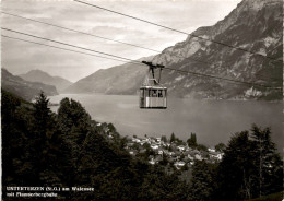 Unterterzen Am Walensee Mit Flumserbergbahn (28129) - Quarten