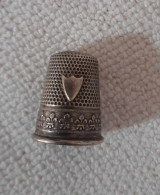 DEDAL De Prata - Flor De Lis / DÉ À COUDRE Argent - Fleur De Lis / Silver THIMBLE - Fleur De Lis - Dés à Coudre