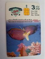 JORDANIE /  CHIPCARD /  3JD/ NICE PICTURE / TROPICAL FISH/ AQABA BEACH       / FINE USED  ** 17292 ** - Jordan