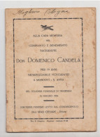 Don Domenico Candela - Giugno 1954, Vicecurato A Mondovì - S. Anna Avagnina (Cuneo) - Alla Cara Memoria - A Identifier