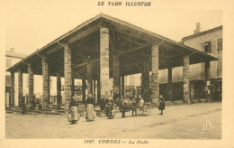Delcampe - CPA-81- CORDES  - LA HALLE* Animée -Edit APA  N° 5107**TBE- 2 Scans - Cordes