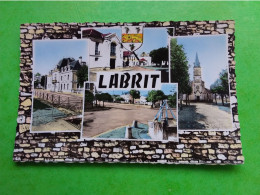 LABRIT  LANDES  HÔTEL DE VILLE LE CARREFOUR L’ EGLISE - Labrit