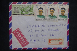 RWANDA. - Enveloppe En Recommandé De Cyangugu Pour La France En 1972 - L 154404 - Brieven En Documenten