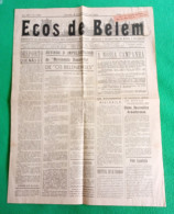 Lisboa - Clube De Futebol Os Belenenses - Jornal Ecos De Belém Nº 1002, 1955 - Imprensa - Portugal - Algemene Informatie