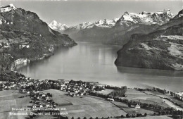 SUISSE - Brunnen -am Vierwaldstattersee Mit Bristenstock - Gitschen Und Urirotstock - Carte Postale Ancienne - Ingenbohl