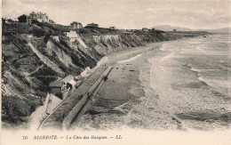 Delcampe - FRANCE - Biarritz - La Côte Des Basques - Vue Générale - Carte Postale Ancienne - Biarritz