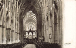 [-5%] ROYAUME-UNI - Worcester - Cathedral Interior - Vue Générale - Carte Postale Ancienne - Worcester