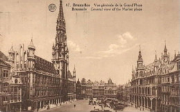Delcampe - Belgique . BRUXELLES . Vue Générale De La Grand' Place . - Plätze