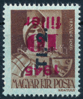 ** 1946 Betűs TI.2./10f/4f Mindkét Felülnyomás Fordított, Nagyon Ritka! - Other & Unclassified