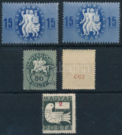**, O 1946 Billiós 2billióP Eltolódott értékszámmal + Köztársasági Emlék 15ezerP "HUNGAKICA" Lemezhiba + Támpéldány + Lo - Other & Unclassified