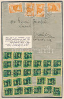1946 (7. Díjszabás) Távolsági Levél 26 Db Bélyeggel Bérmentesítve "SOPRON" - Orosháza - Other & Unclassified