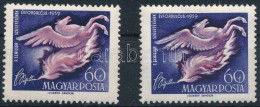 ** 1959 Haydn és Schiller 2 X 60f Színváltozatok - Other & Unclassified