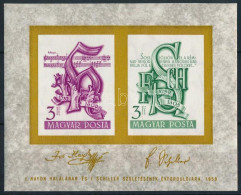** 1959 Haydn - Schiller Blokk (5.000) - Other & Unclassified