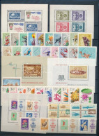 ** 1964-1965 Összeállítás Sorokkal, Blokkokkal, A/4-es Berakólap Mindkét Oldalán - Other & Unclassified