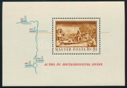 ** 1965 Árvíz (II.) 20 Db Blokk (6.000) - Other & Unclassified