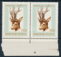 ** 1966 Trófeák 80f ívszéli Pár Szelvény Nélkül, ívszéli Jelzéssel - Other & Unclassified