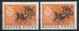 ** 1966 Évfordulók - Soproni Tűzoltóság Fekete Folt Az Ostor Végénél - Other & Unclassified