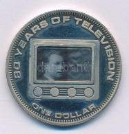 Delcampe - Cook-szigetek 2006. 1$ Cu-Ni "80 éves A Televíziózás" Hologramos érme T:UNC,AU Cook Islands 2006. 1 Dollar Cu-Ni "80th A - Unclassified