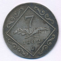 Delcampe - Csehország / Történelmi Tartomány 1802C 7kr Ag Prága (4,06g) T:VF Patina Bohemia 1802C 7 Kreuzer Ag Prague (4,06g) C:VF  - Unclassified