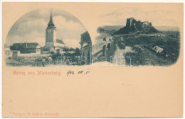 Delcampe - * T1/T2 Barcaföldvár, Földvár, Marienburg, Feldioara; Fő Tér, Vár. H. Zeidner / Main Square, Castle - Non Classificati