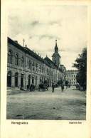 ** T2/T3 Beregszász, Beregovo, Berehove; Kálvin Tér, Engel Jenő Könyvnyomdája, Klein Vilmos Bútorraktára, Landau Vilmos  - Unclassified