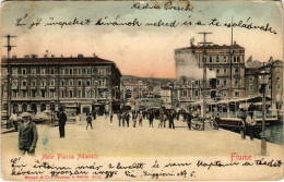 T2/T3 1905 Fiume, Rijeka; Molo Piazza Adamich (EK) - Unclassified