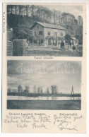 T2/T3 1903 Légrád, Legrad; Vasútállomás, Zrínyi Tér, Dráva Részlet / Railway Station, Square, Riverside + "BROD - NAGY-K - Unclassified