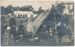 * T2/T3 Veliko Tarnovo, Earthquake On June 1, 1913. Temporary Camps And Tents For The Victims Built By Injured Citizens. - Unclassified