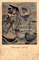 T2/T3 1915 Völkerringen 1914/15. Kaiserliche Marine / German Navy Art. M. L. Schüler S: Armbruster (surface Damage) - Unclassified