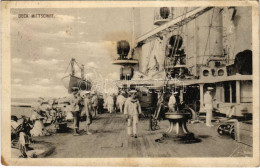 T2/T3 1916 Deck Mittschiff - Kriegsmarine / WWI Austro-Hungarian Navy, K.u.K. , Mariners On Board. Phot. Alois Beer. Ver - Unclassified