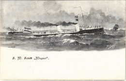 ** T1 SMS MAGNET Osztrák-Magyar Monarchia Magnet-osztályú Torpedóhajója (őrhajója) / K.u.K. Kriegsmarine Torpedoboot / A - Unclassified