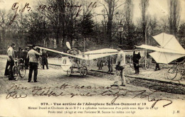 Delcampe - T2/T3 1909 Vue Arriére De L'Aéroplane Santos-Dumont No 19 / Santos-Dumont No. 19 Aircraft (EK) - Non Classificati