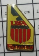 915B Pin's Pins / Beau Et Rare / SPORTS / AVIRON USA SKIMMING 1988 - Rowing