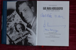K. M . Herrligkoffer Hand Signed R. Messner H. Höfler H. Kölensperger M. Sturm Mountaineering Escalade - Signierte Bücher