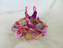 PINK And LILAC BALLET TUTU MINIATURE - Collectible Gift Decoration - 13 Cm X 13 Cm - Toneel & Vermommingen