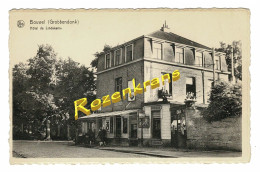CPA Bouwel, Hôtel De Lindekens Grobbendonk Cafe Bier Reclame SAS MENA Likeuren Feyten Sigaretten BELGA - Grobbendonk