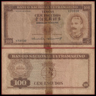 Timor ( Portugal ) 100 Escudos 1959 P 24 Sign 2 VG - Timor