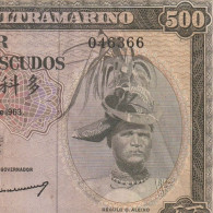 Portuguese Timor 500 Escudos 1963 P 29a Crisp AUNC - Timor