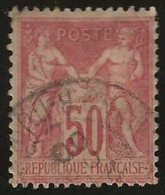 France  .  Y&T   .  104    .      O      .   Oblitéré - 1898-1900 Sage (Tipo III)