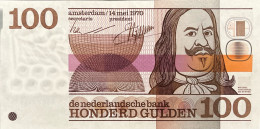 Netherlands 100 Gulden, P-93 (14.5.1970) - UNC - RARE - 353535 Serial Number Ending - 100 Gulden