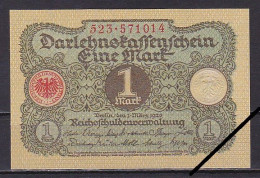 Germany/Weimar, 1 Mark, 1920/Prefix 523, Grade UNC - Imperial Debt Administration