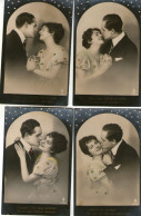 Lot De 6 Cartes - COUPLE D'Amoureux - 1922 - Coppie