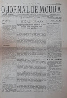 Moura - O Jornal De Moura, Nº 117, 04-03-1923 - Imprensa. Beja. Portugal. - Algemene Informatie