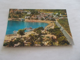 Delcampe - COSTA BRAVA SAN FELIU DE GUIXOLS  ( ESPANA ESPAGNE )  EMBARCADERO Y PASEO MARITIMO  ANIMEES COLORISER - Gerona