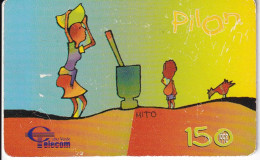 TARJETA DE CABO VERDE TELECOM DE 150 UNITS DE PILON DEL AÑO 1998 - Cape Verde