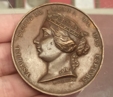 Medalla Isabel II Guerra África Contra Marruecos En 1859 - Altri & Non Classificati