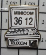 915B Pin's Pins / Beau Et Rare / INFORMATIQUE / MINITEL 36 12 MINICOM - Informatica